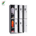 factory price slim design 6 door steel locker for staff use